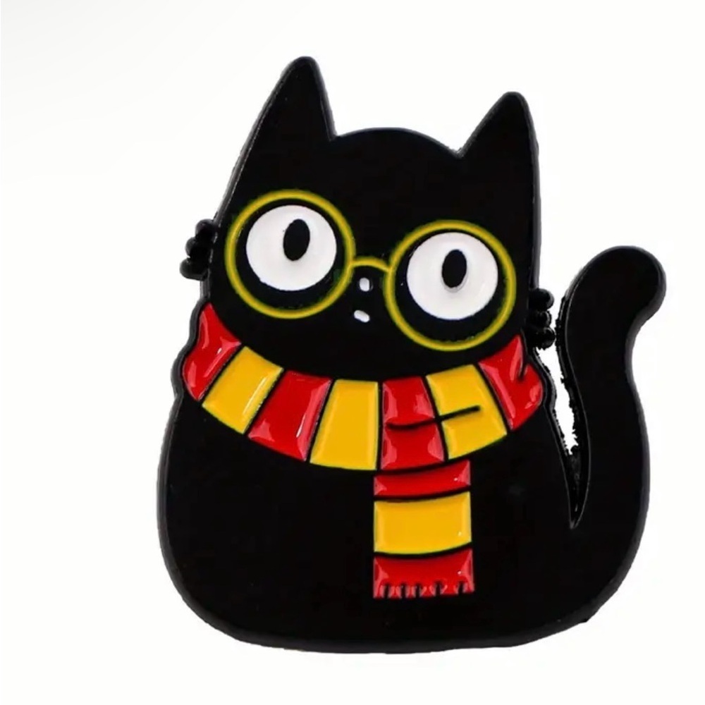 Griffendor Cat Enamel Pin